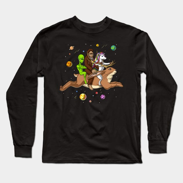 Cryptozoology Friends Long Sleeve T-Shirt by underheaven